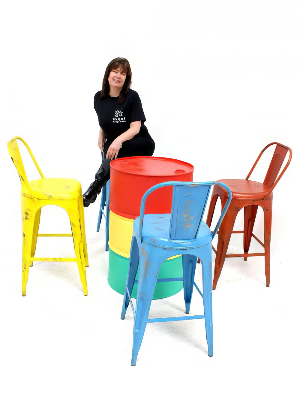CAR19_Steel_Drum_SN2079_Coloured_Wooden_Bar_Stools_SB2076_Distressed_Metal_Bar_Chairs_event_prop_hire_0006_DD883_optimised.jpg