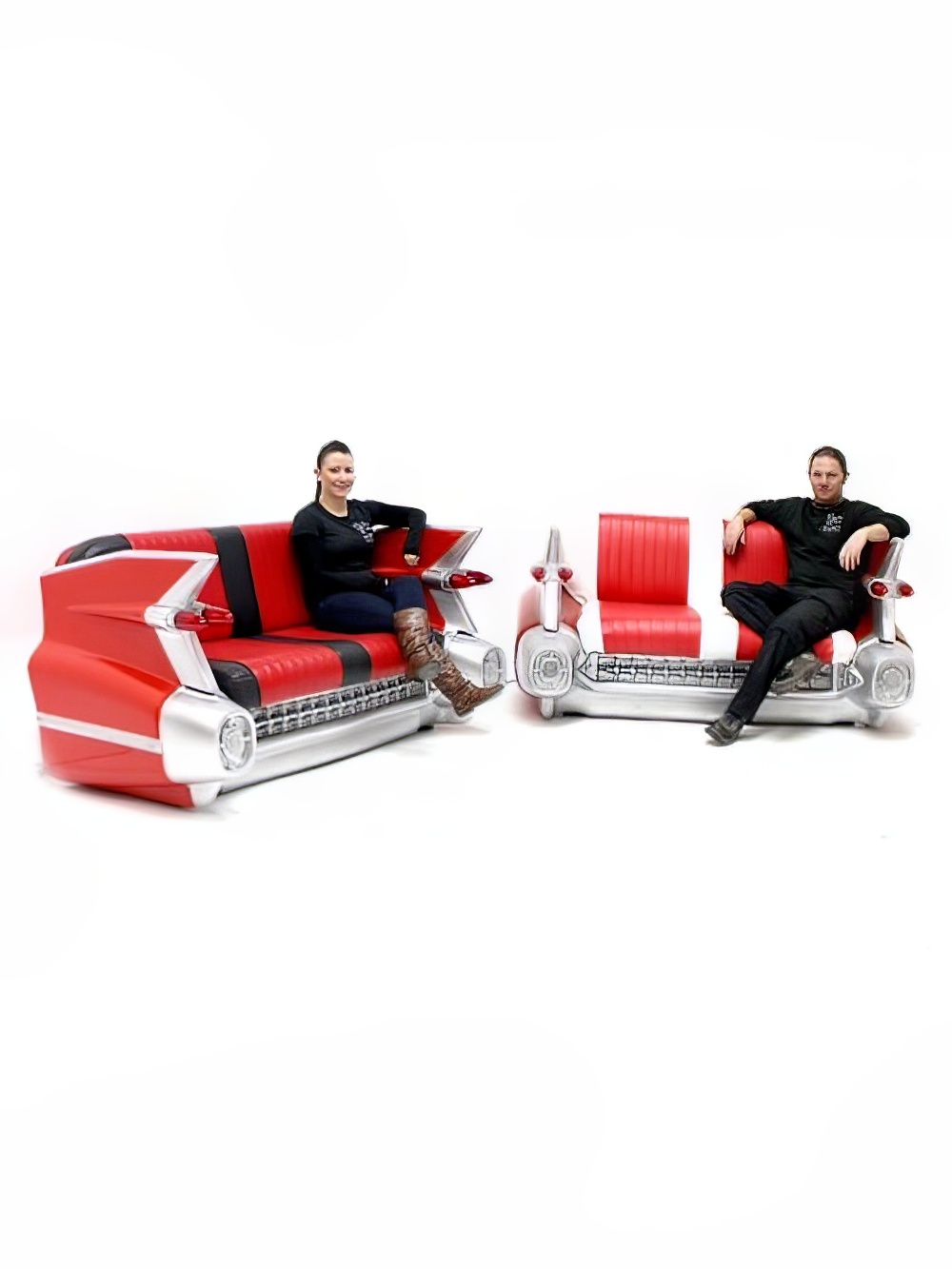 FUR205_FUR256_Black_and_red_cadillac_chair_and_red_and_whiter_cadillac_chair_with_illuminating_rear_headlights_01_optimised.jpg