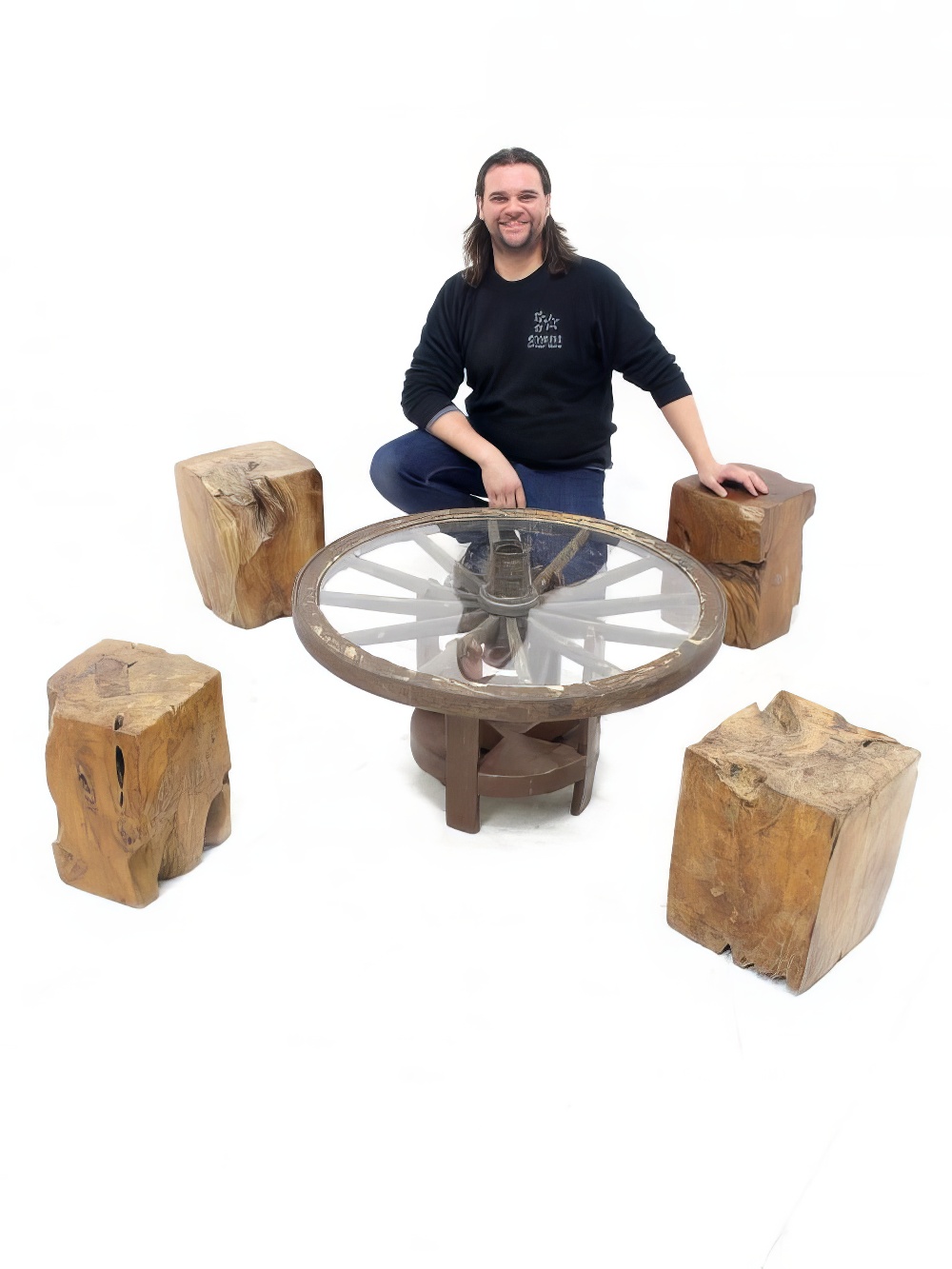 FUR61_FUR225_Wagon_Wheel_Table_Rustic_Wooden_Block_Stoolevent_prop_hire_LG_710_copy.jpg