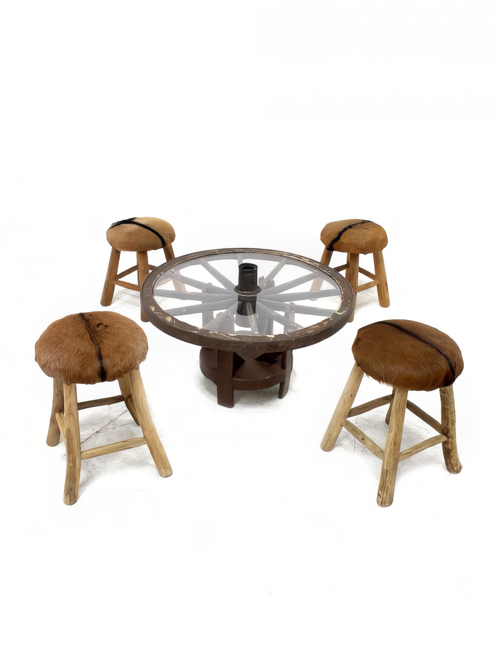 FUR61_FUR227_Wagon_Wheel_Table_Goat_Skin_Stoolevent_prop_hire_LG_721_copy.jpg