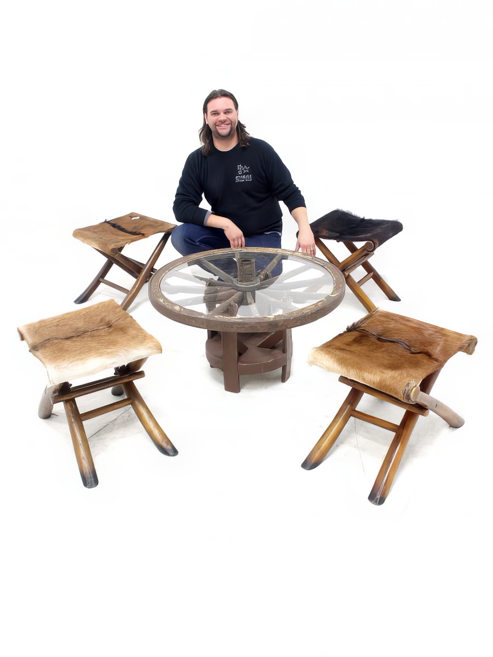 FUR61_FUR350_Wagon_Wheel_Table_Goat_Skin_Stoolevent_prop_hire_LG_716_copy.jpg
