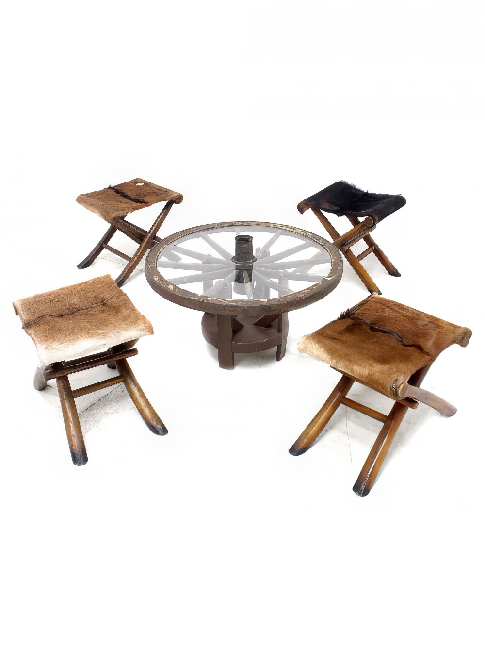 FUR61_FUR350_Wagon_Wheel_Table_Goat_Skin_Stoolevent_prop_hire_LG_717_copy.jpg