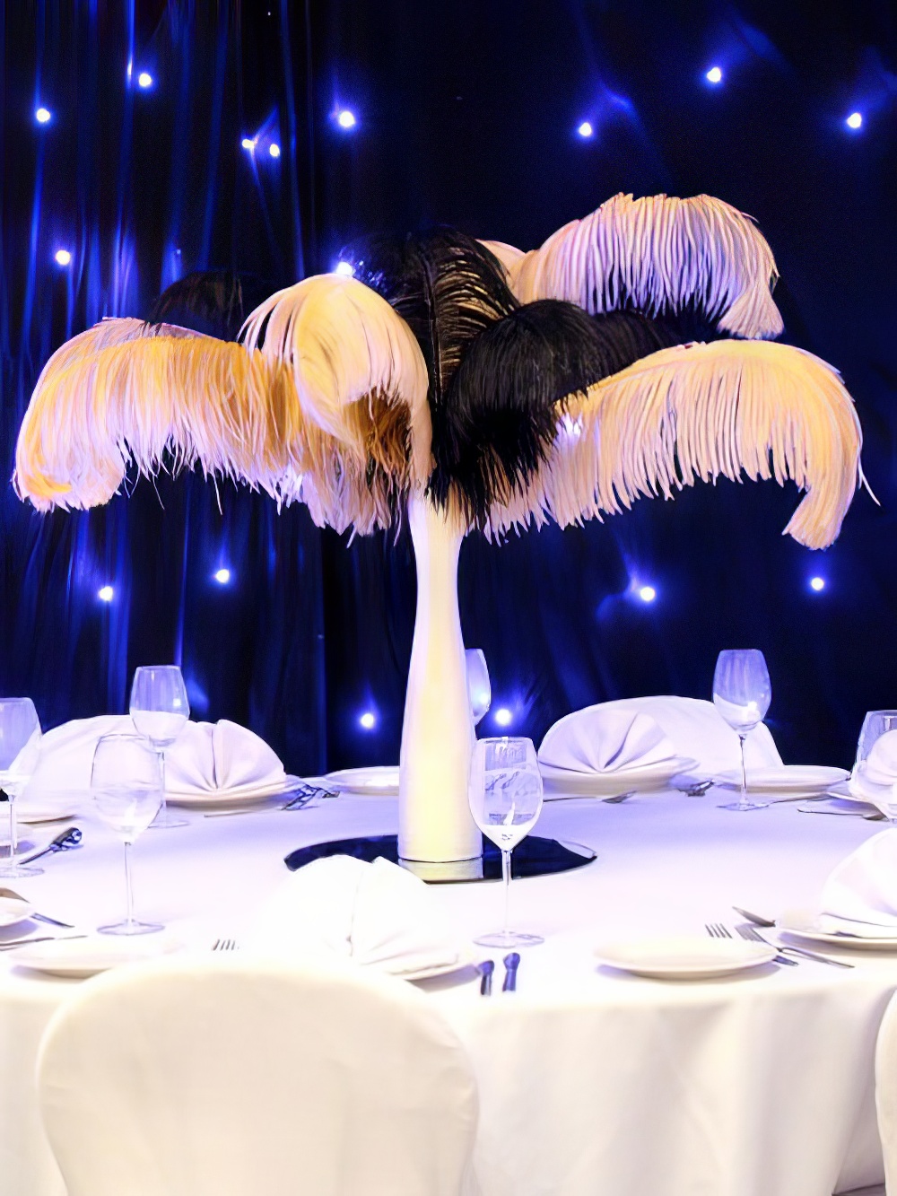 SN2747_Blackand_amp_Gold_Feather_Display_in_Gold_Vase_event_prop_hire_0388_Blackand_amp_Gold_event_prop_hire_0037IMG_4628_copy