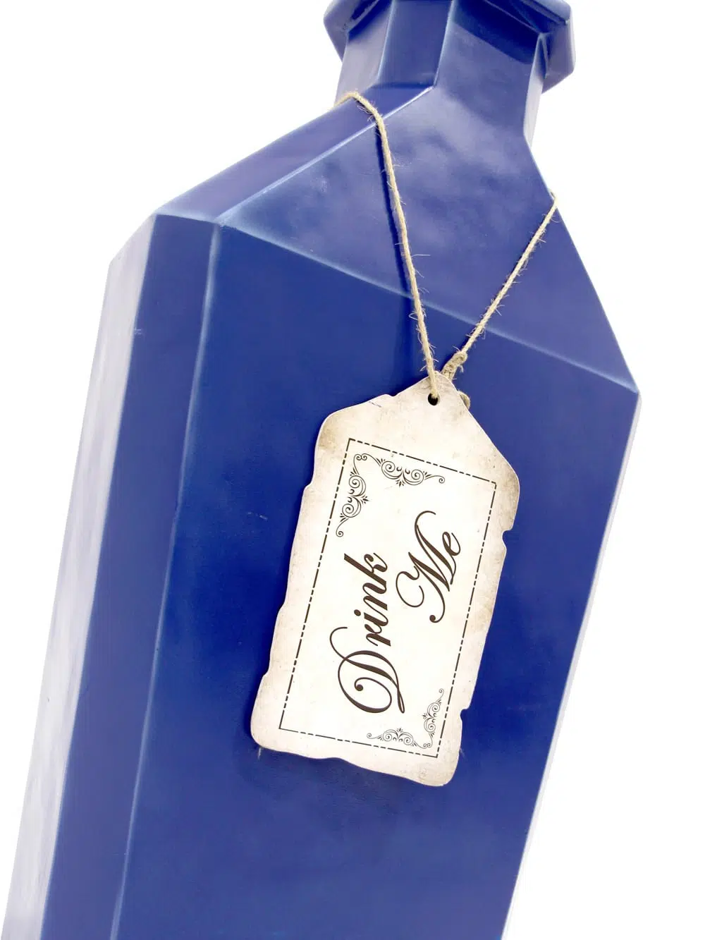 ALC42 Alice in Wonderland Drink Me Bottle (Blue) _event_prop_hire_033