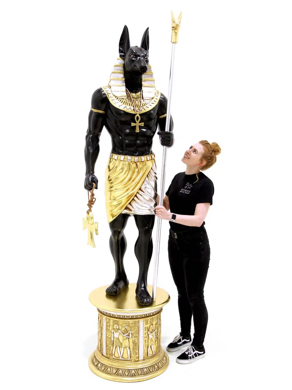 EGY17_Egyptian Statue Anubis_085