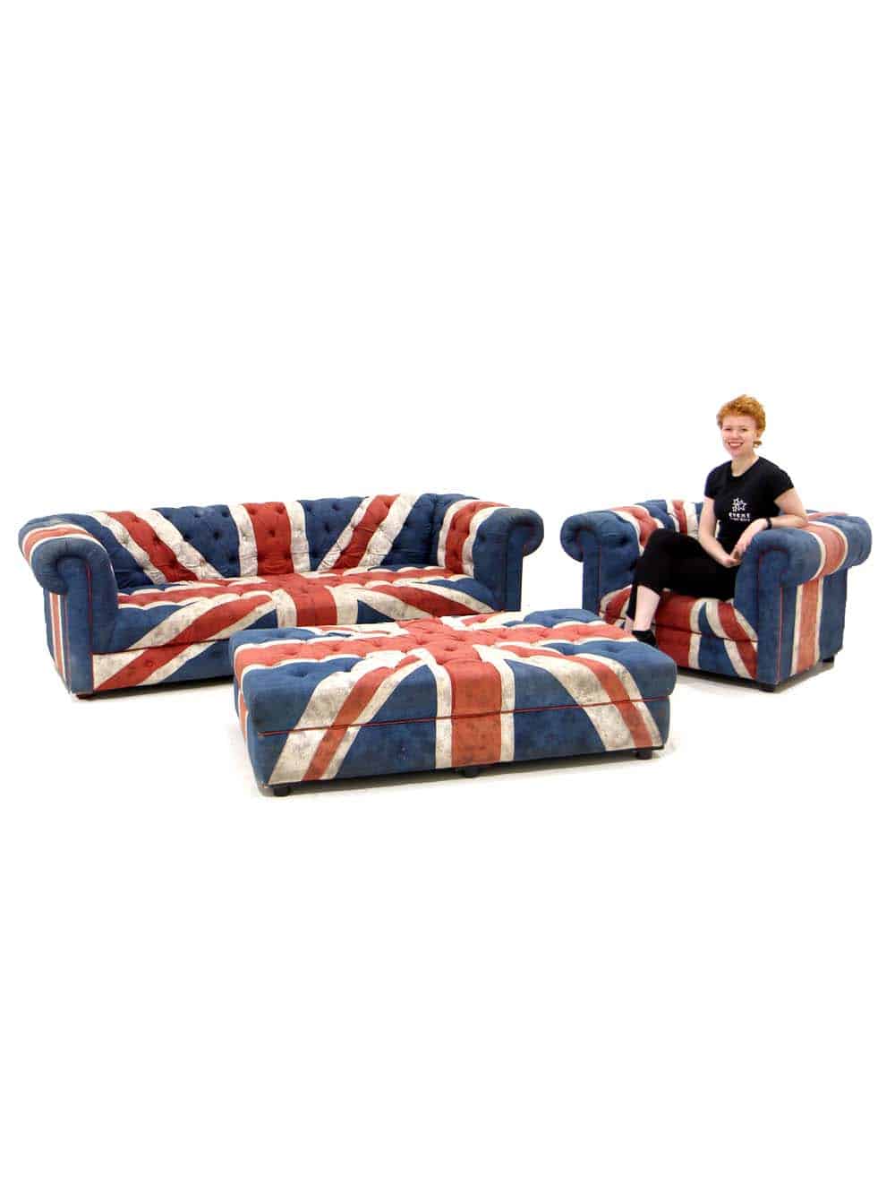 FUR153 FUR198 FUR197_Vintage Union Jack Sofa, armchair and Bench Seat_event_prop_hire_EPH_Creative_01_optimised