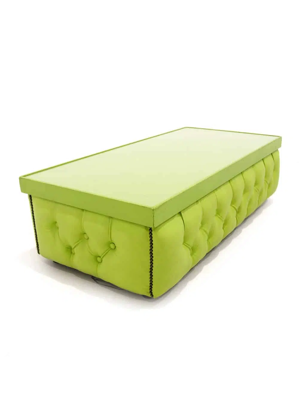 FUR383_Lime Green Buttoned Coffee Table_191