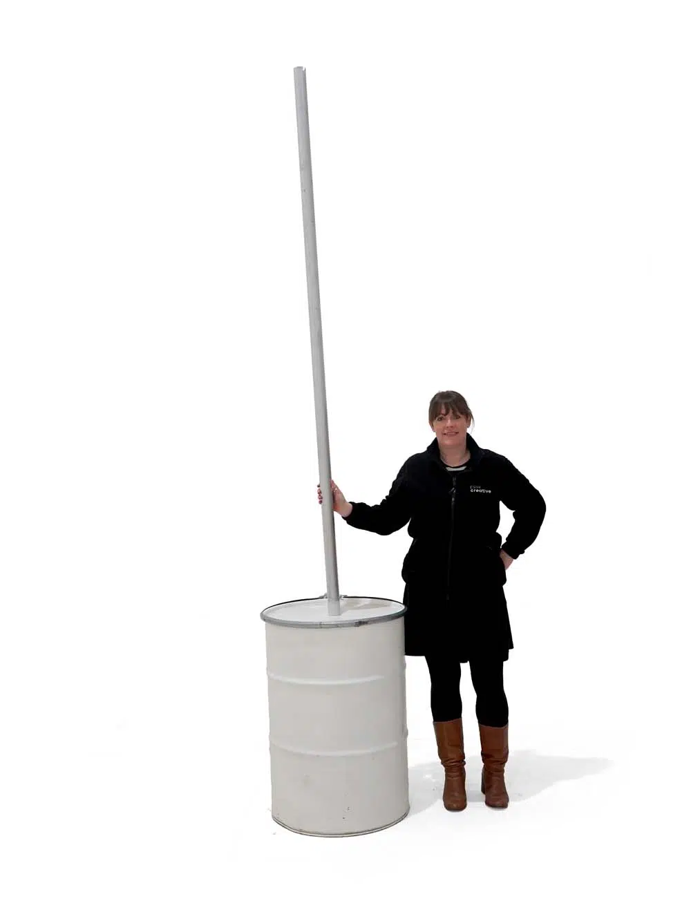 SN1269 _Bunting Unit - White Steel Drum - 3m Pole_event_prop_hire_EPH_Creative_650 _optimised