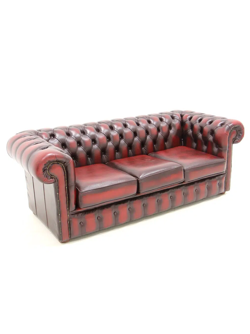 SN1689_Antique Oxblood Chesterfield Sofa - Three Seater_212