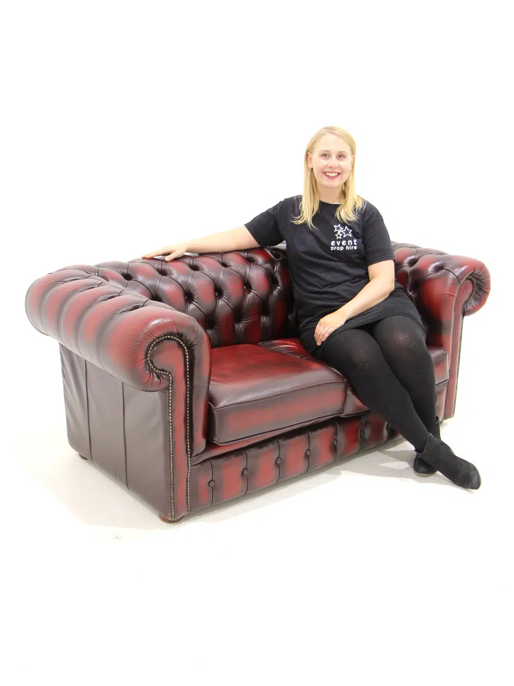SN1692_Antique Oxblood Chesterfield Sofa - Two Seater_209