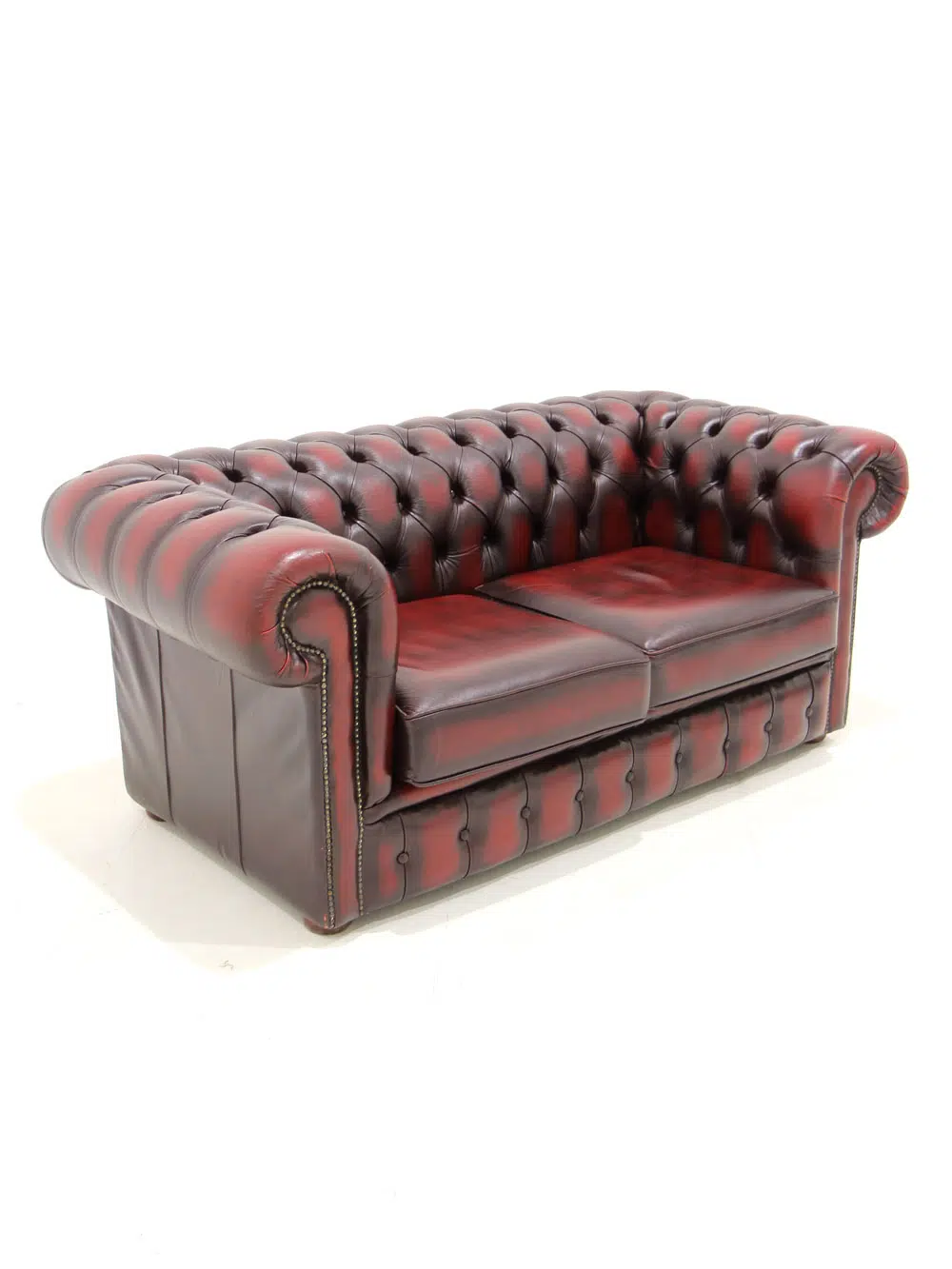 SN1692_Antique Oxblood Chesterfield Sofa - Two Seater_210