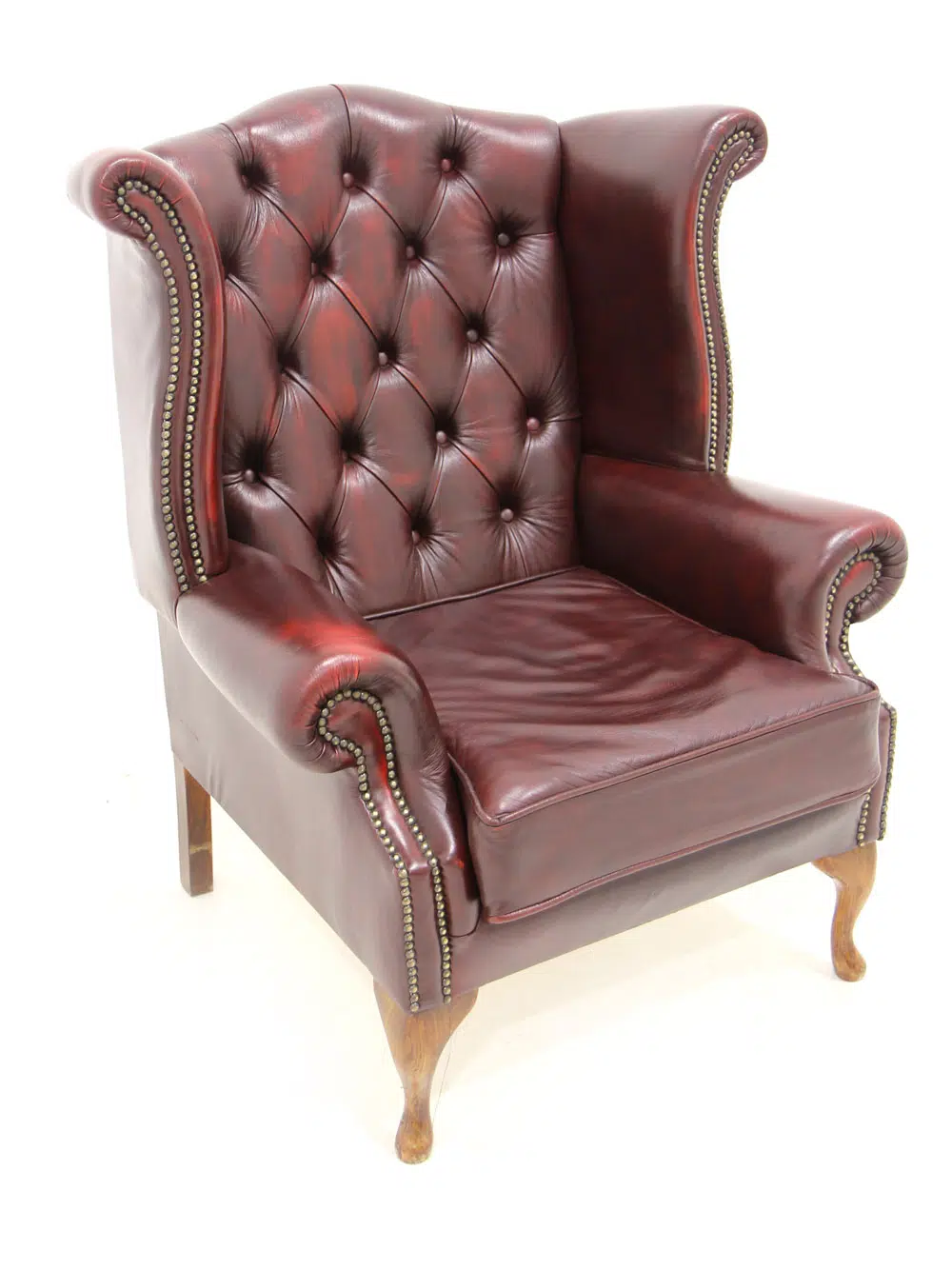 SN1696_Antique Oxblood Wingback Armchair_208
