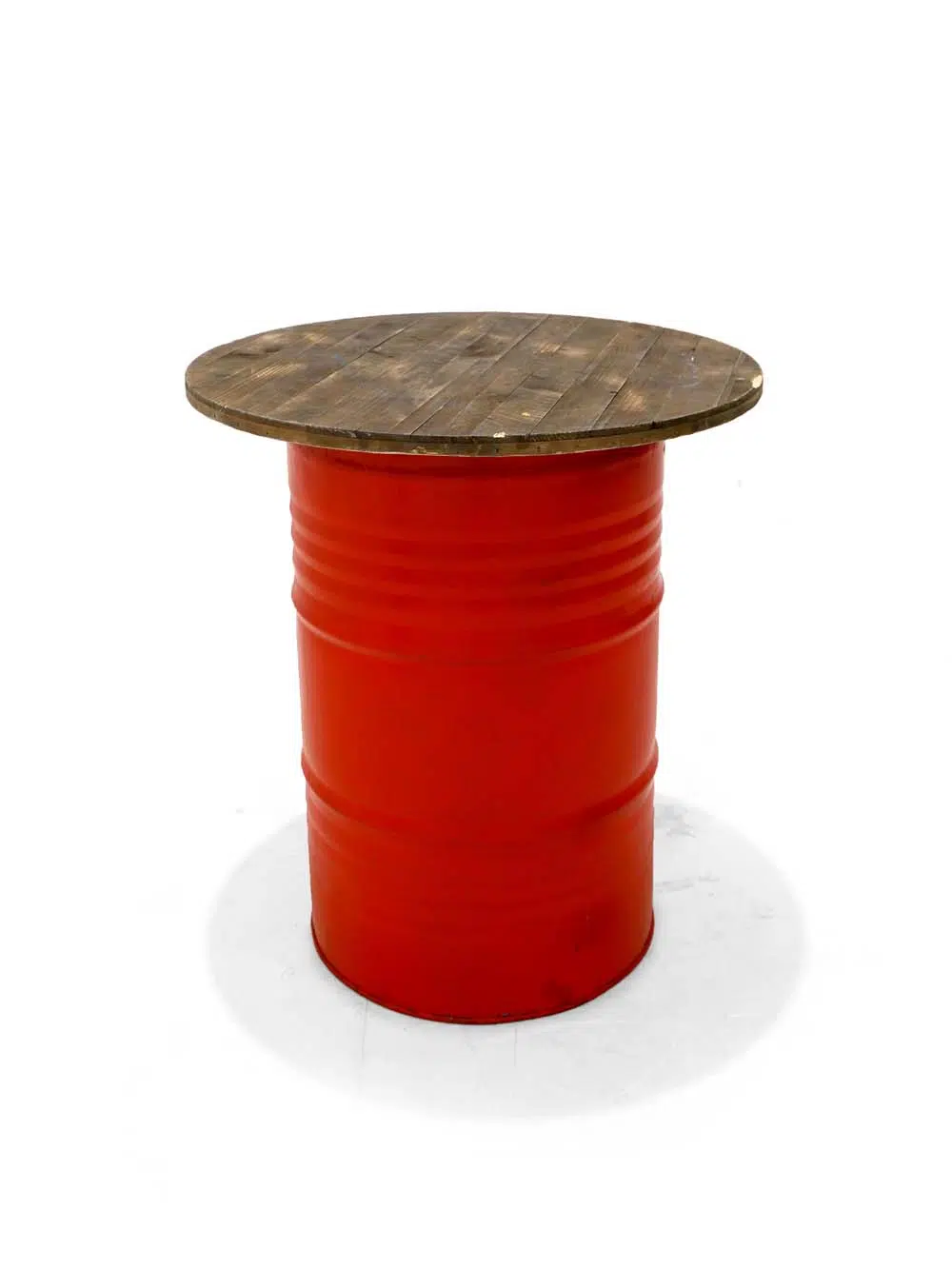 SN1981 _Steel Drum Poseur Table - Wooden Top - Red_event_prop_hire_EPH_Creative_440 _optimised