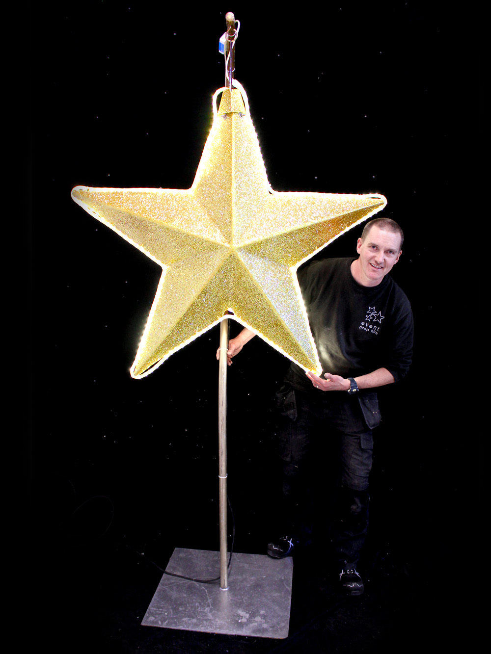 SN3042_Gold_Sculpted_Star_with_stand_event_prop_hire_0003DD_111