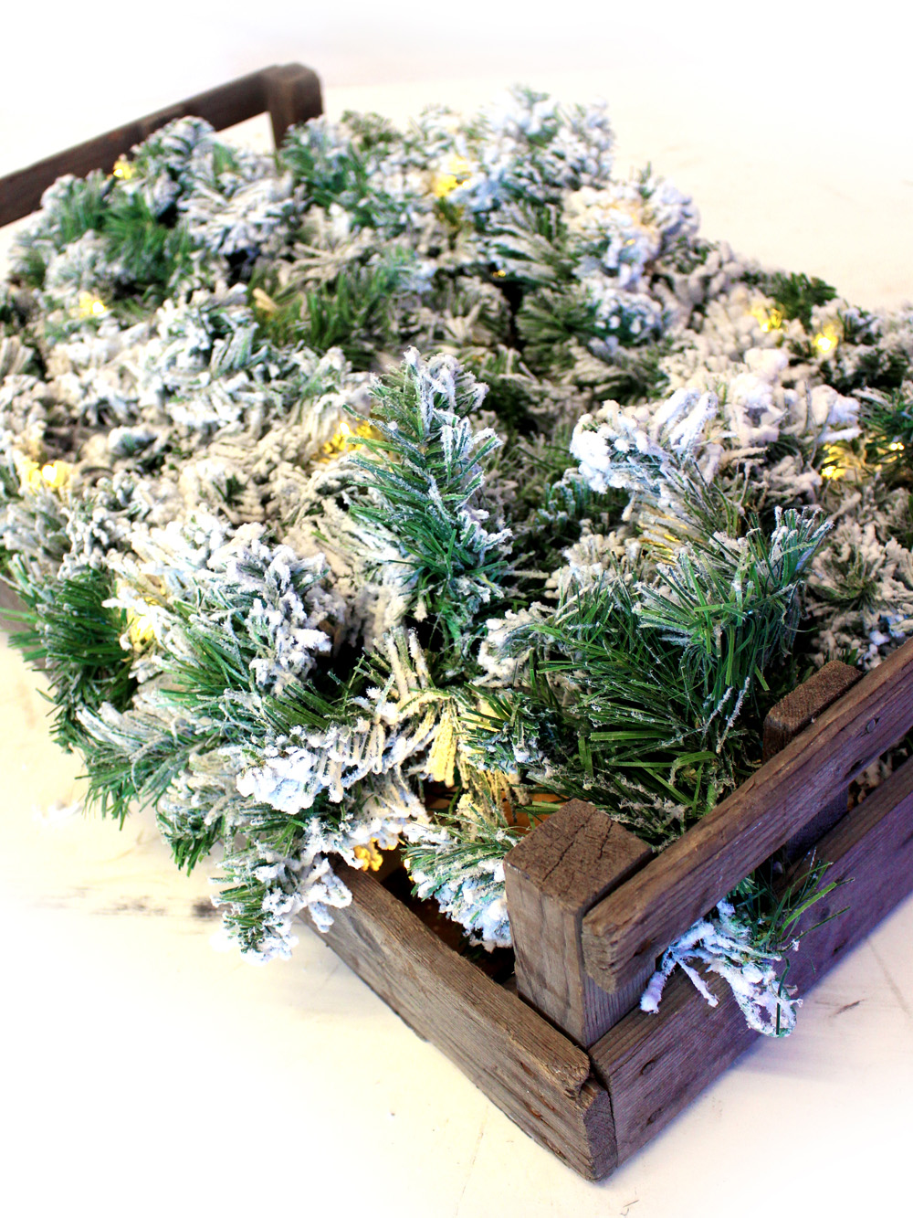 SN3129_Crate_with_Flocked_Pre-Lit_Christmas_Garlands_event_prop_hire_0006IMG_7339_copy