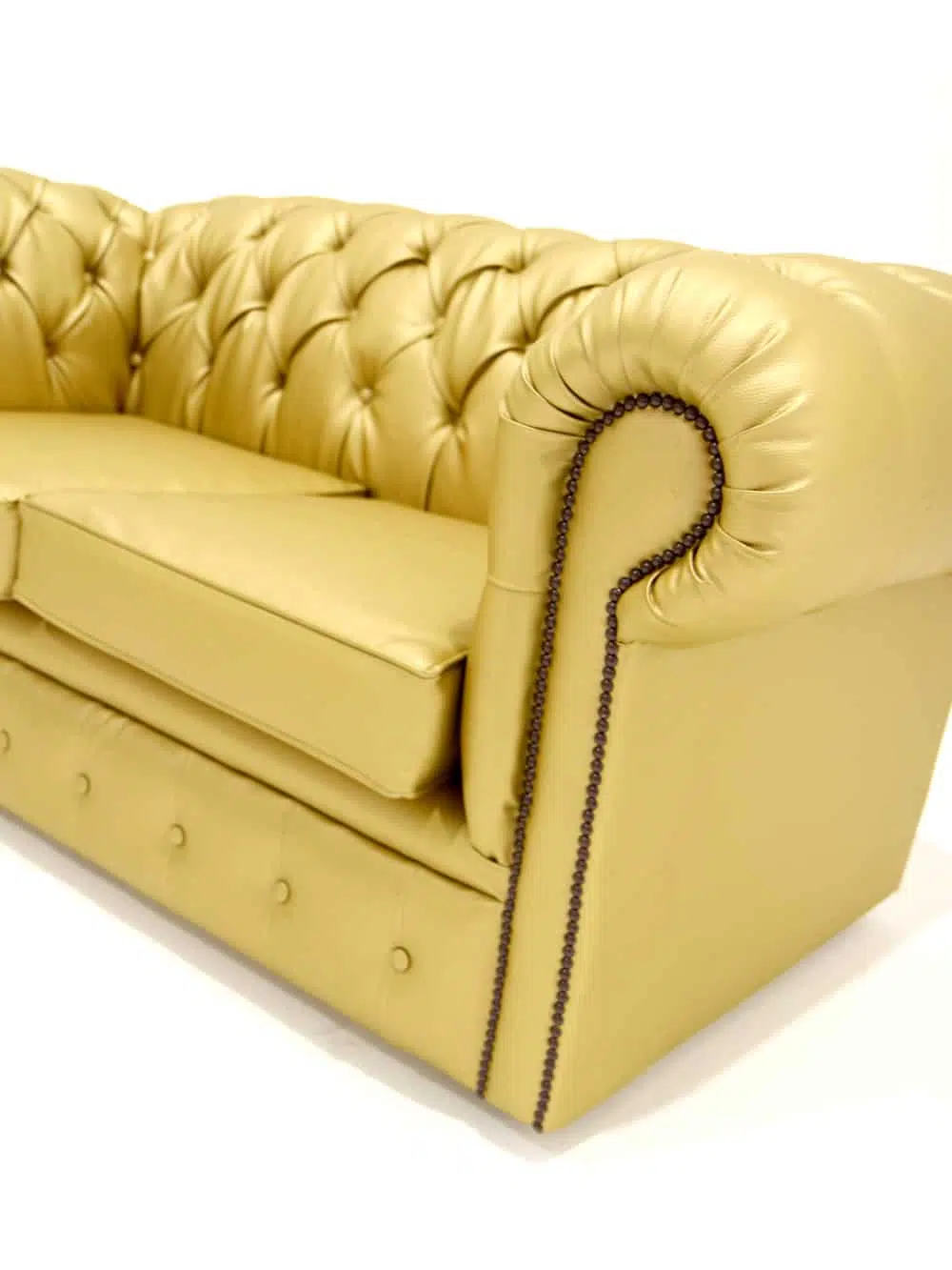 SN3971 Gold Chesterfield 2 seater _event_prop_hire_058