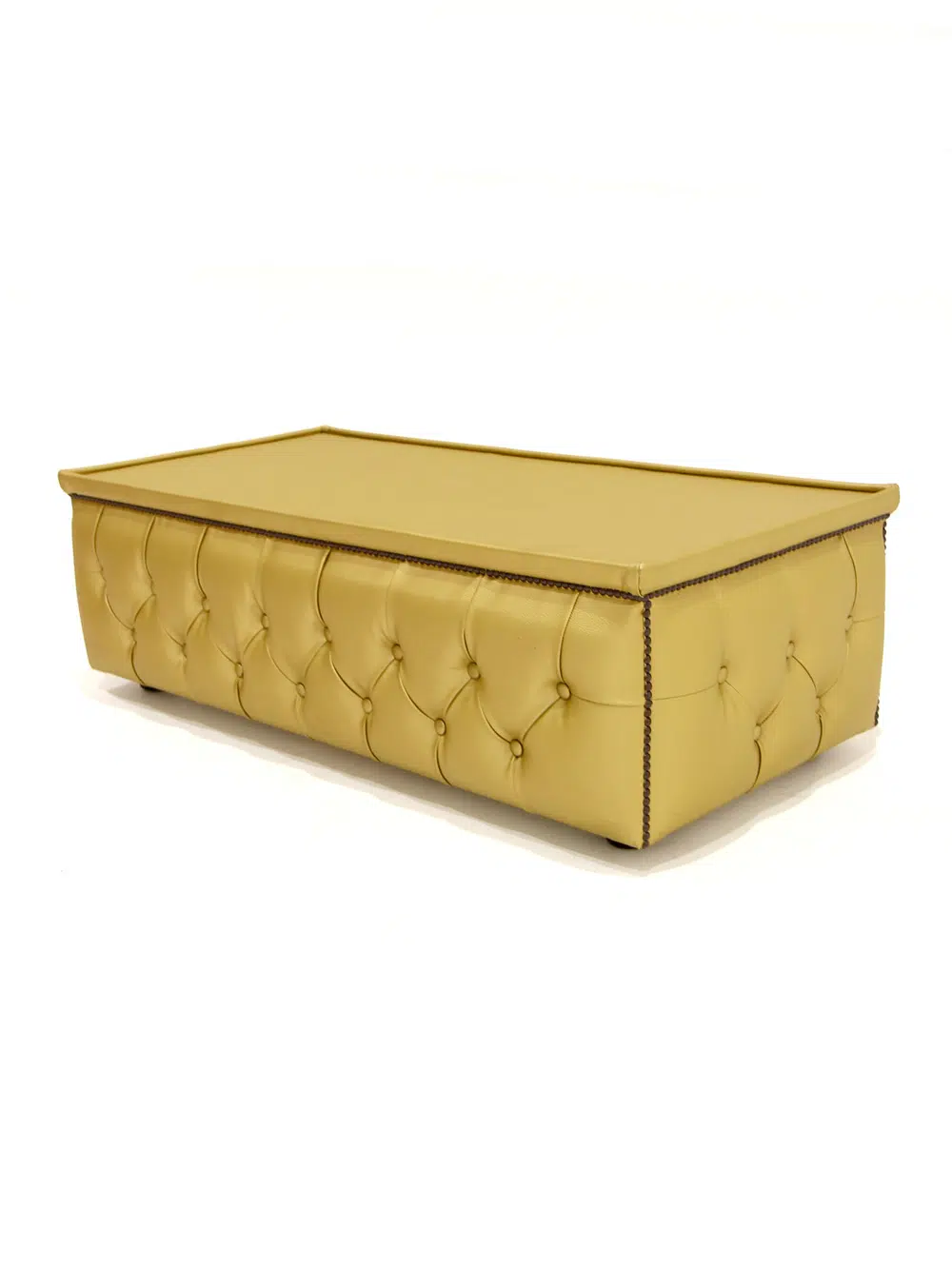 SN3977 Gold Buttoned Coffee Table _event_prop_hire_060
