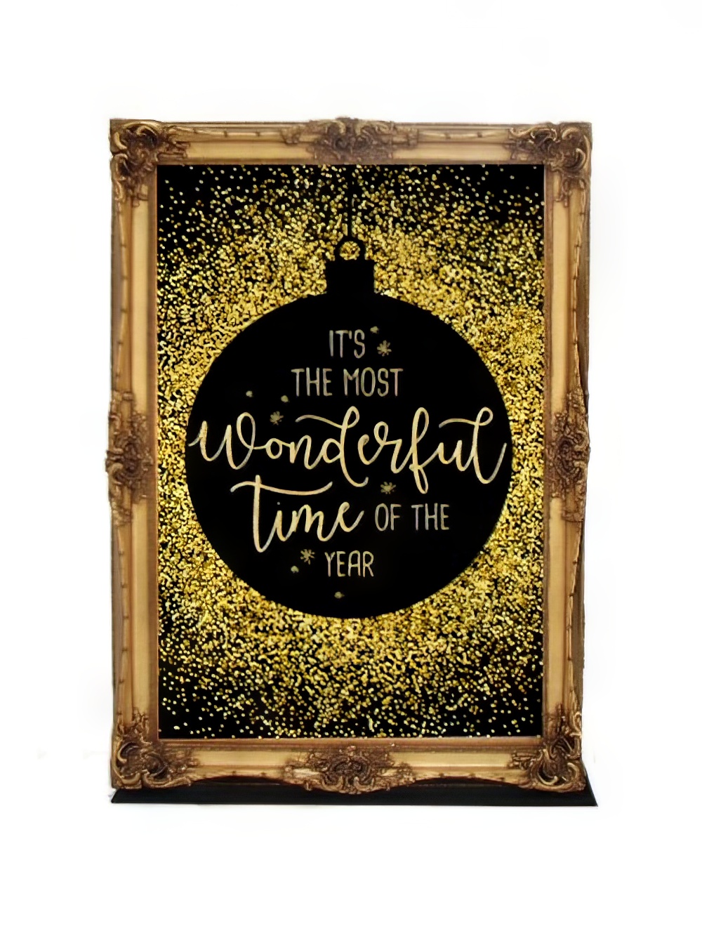 SN4144_Giant_Framed_Sign_with_Christmas_Saying_1_Goldevent_prop_hire_001