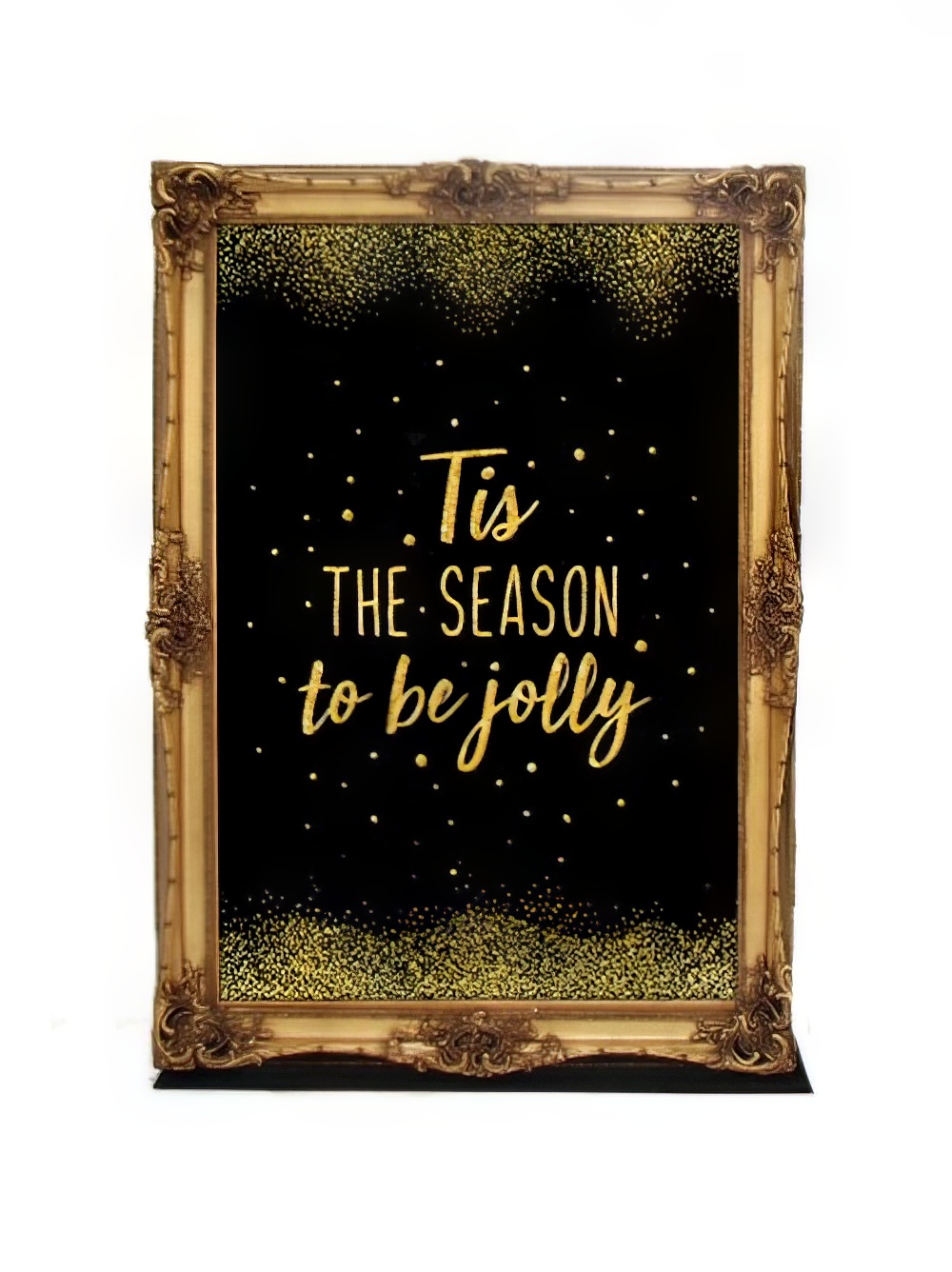 SN4145_Giant_Framed_Sign_with_Christmas_Saying_2_Goldevent_prop_hire_003