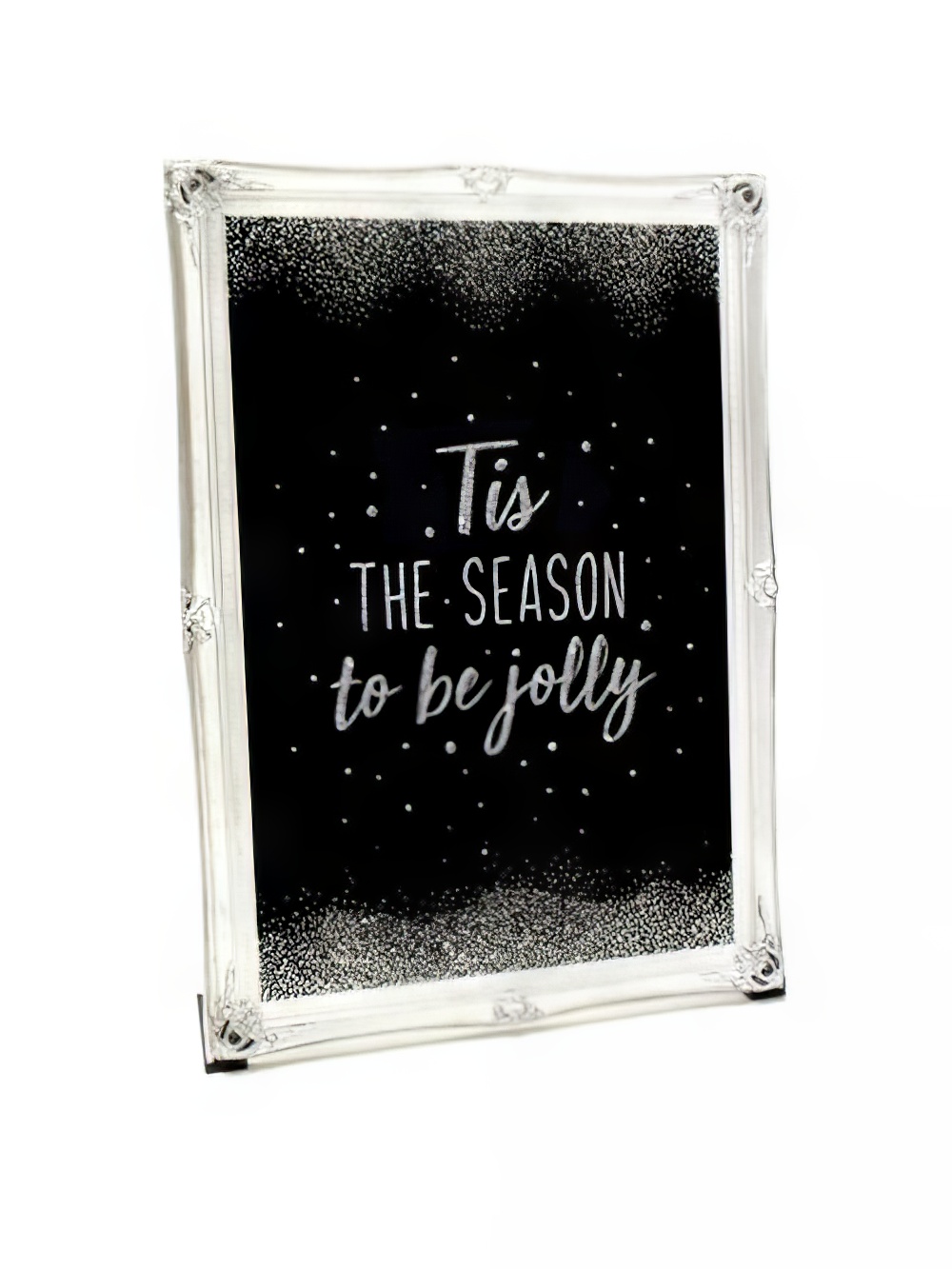 SN4148_Giant_Framed_Sign_with_Christmas_Saying_2_Silverevent_prop_hire_010