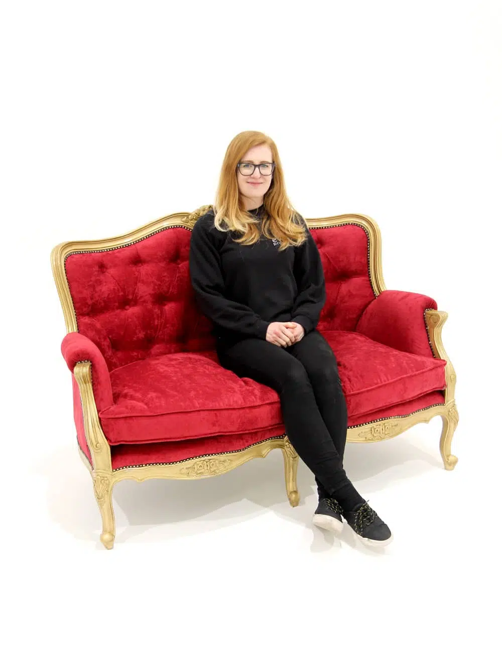 SN4232 French Style Period Sofa - 2 seater (gold edge) _event_prop_hire_013