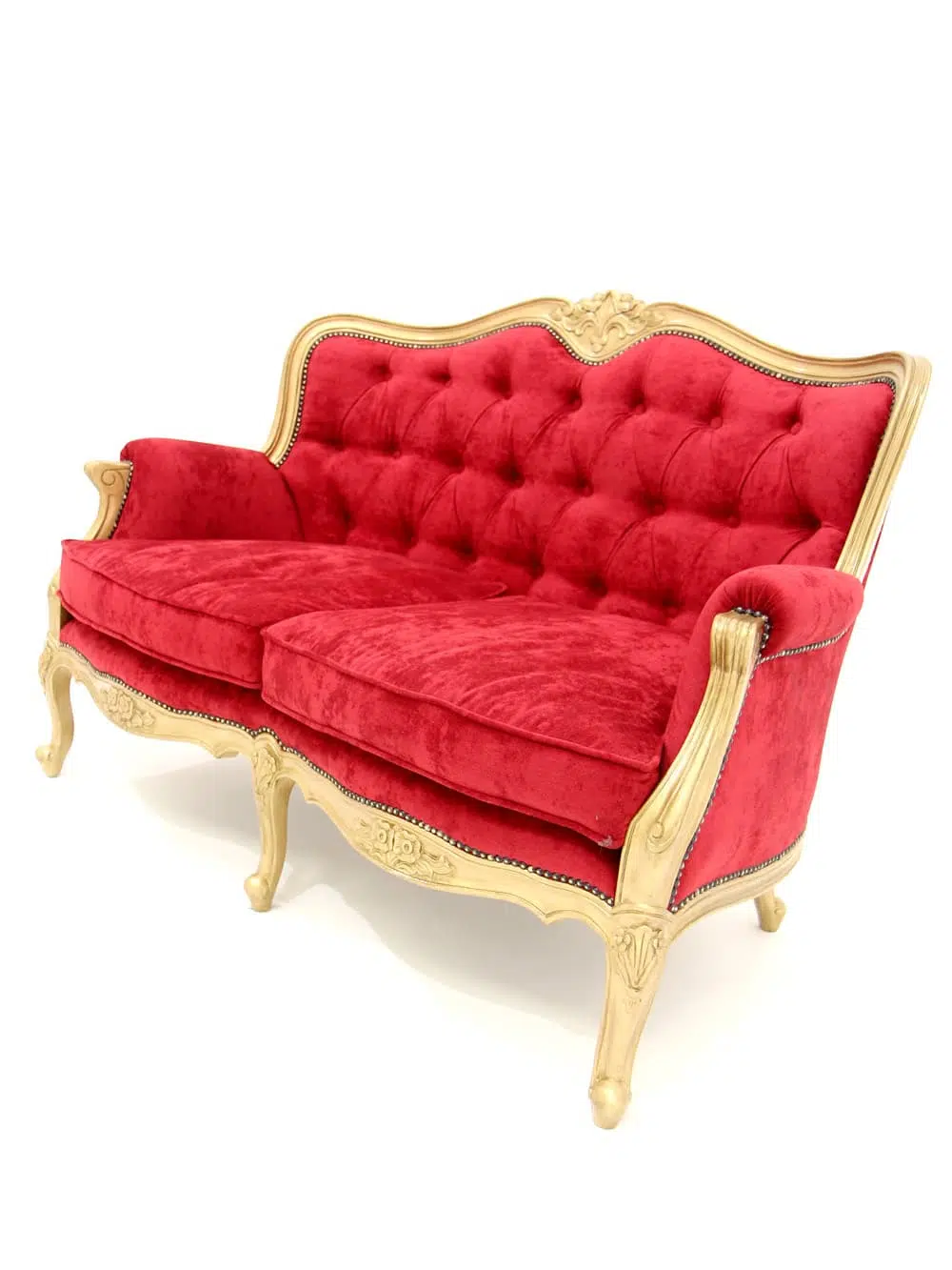 SN4232 French Style Period Sofa - 2 seater (gold edge) _event_prop_hire_014