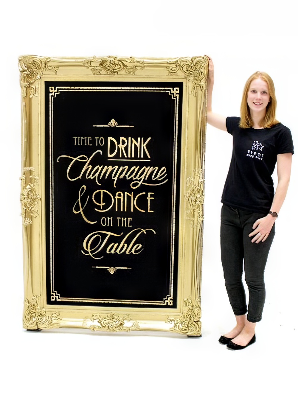 SN4360_Art_Deco_Style_Medium_Gold_Framed_Sign_3event_prop_hire_005