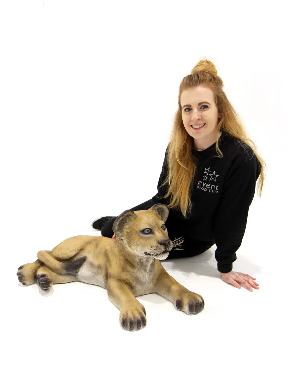 SN5529 Life-size Lion Cub - Lying _event_prop_hire_027_Optimised