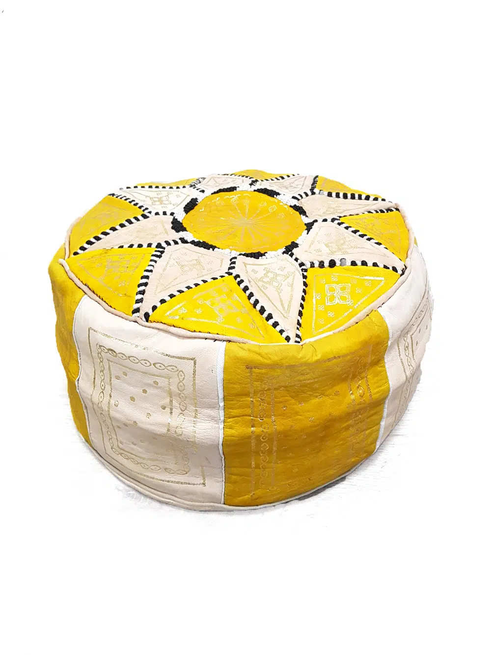 SN6714_Leather Pouffe - Patterned_205