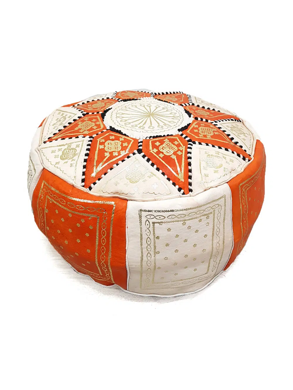 SN6714_Leather Pouffe - Patterned_213
