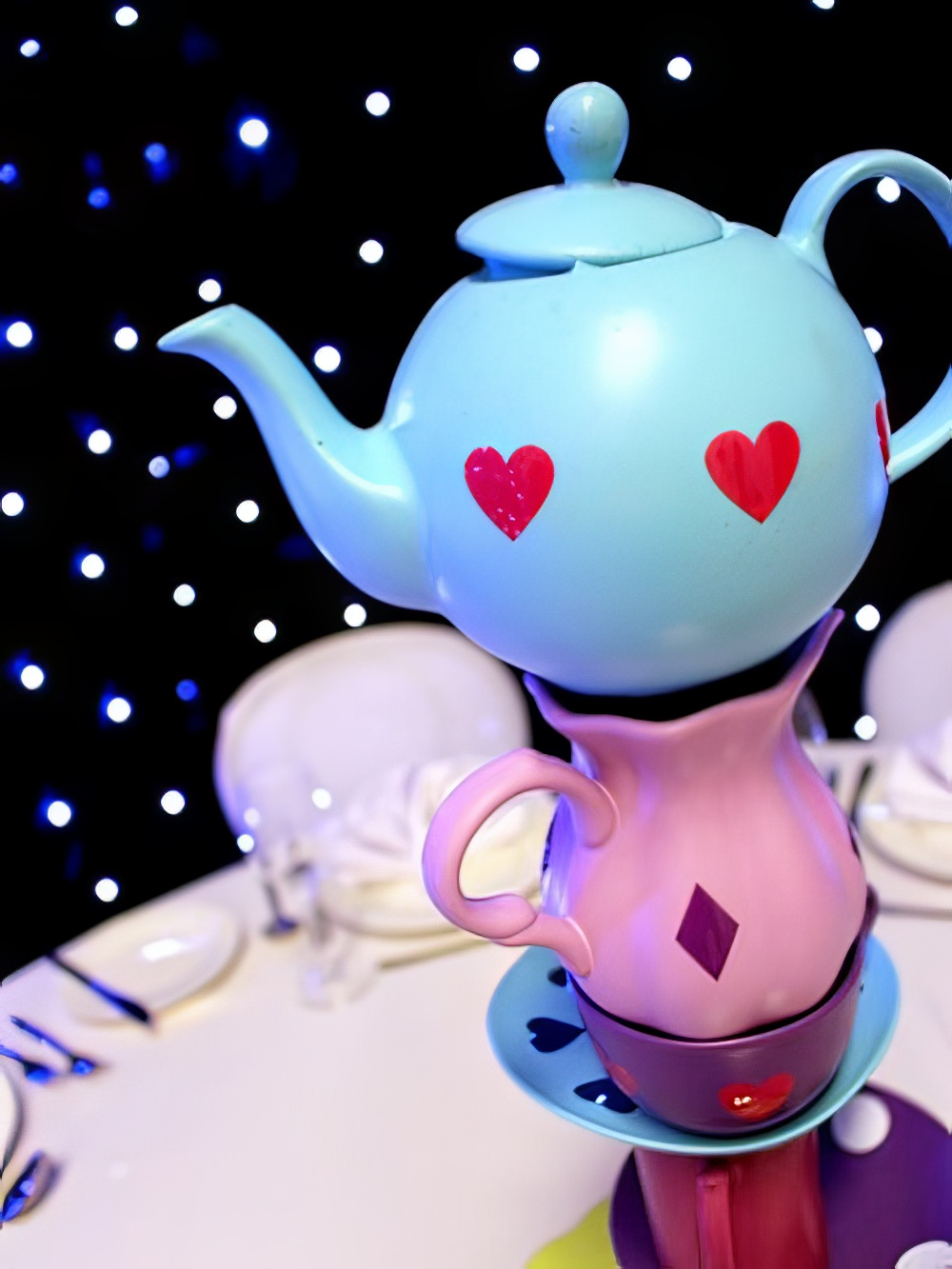 TBL32_Stacked_Crockery_Alice_in_Wonderland_Tea_Party_Table_Centreevent_prop_hire_089_Optimised