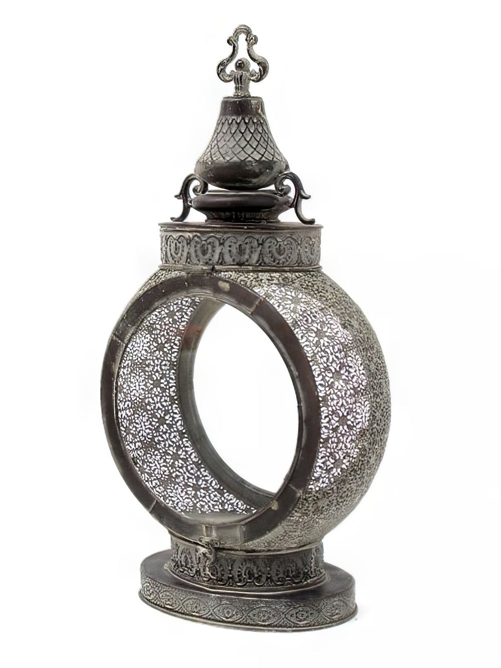 TBL87_Oriental_ornate_table_centre_with_opening_glass_front_1decorative_asian_candle_holder_event_prop_hire_optimised