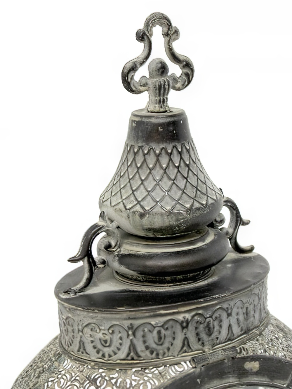 TBL87_Oriental_ornate_table_centre_with_opening_glass_front_4decorative_asian_candle_holder_event_prop_hire_optimised
