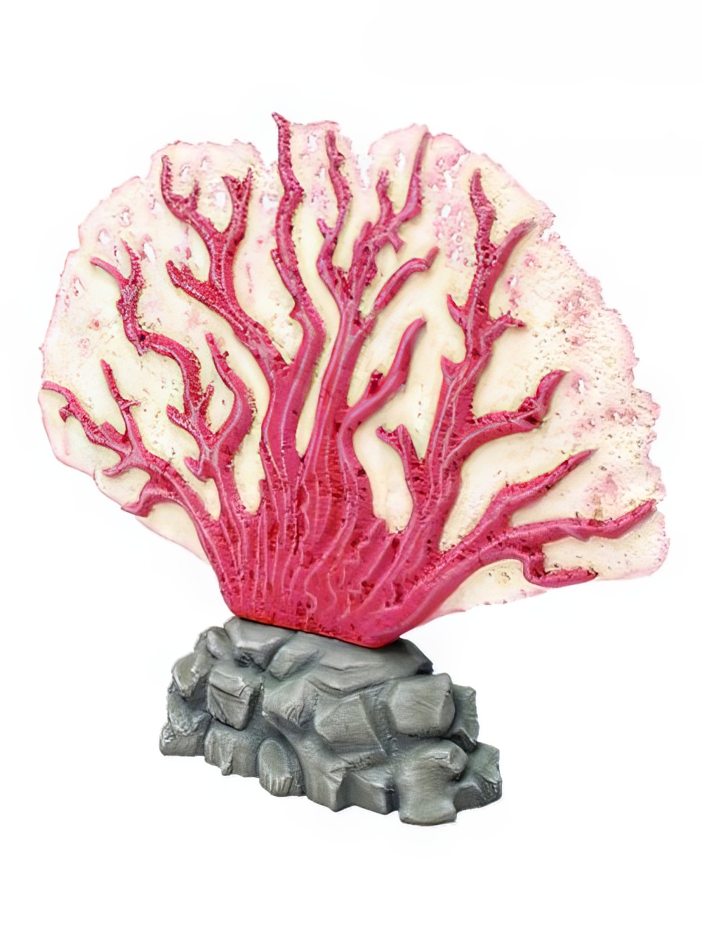 UDS20_Pink_and_yellow_undersea_coral_on_a_rocky_base_2_event_prop_hire_optimised