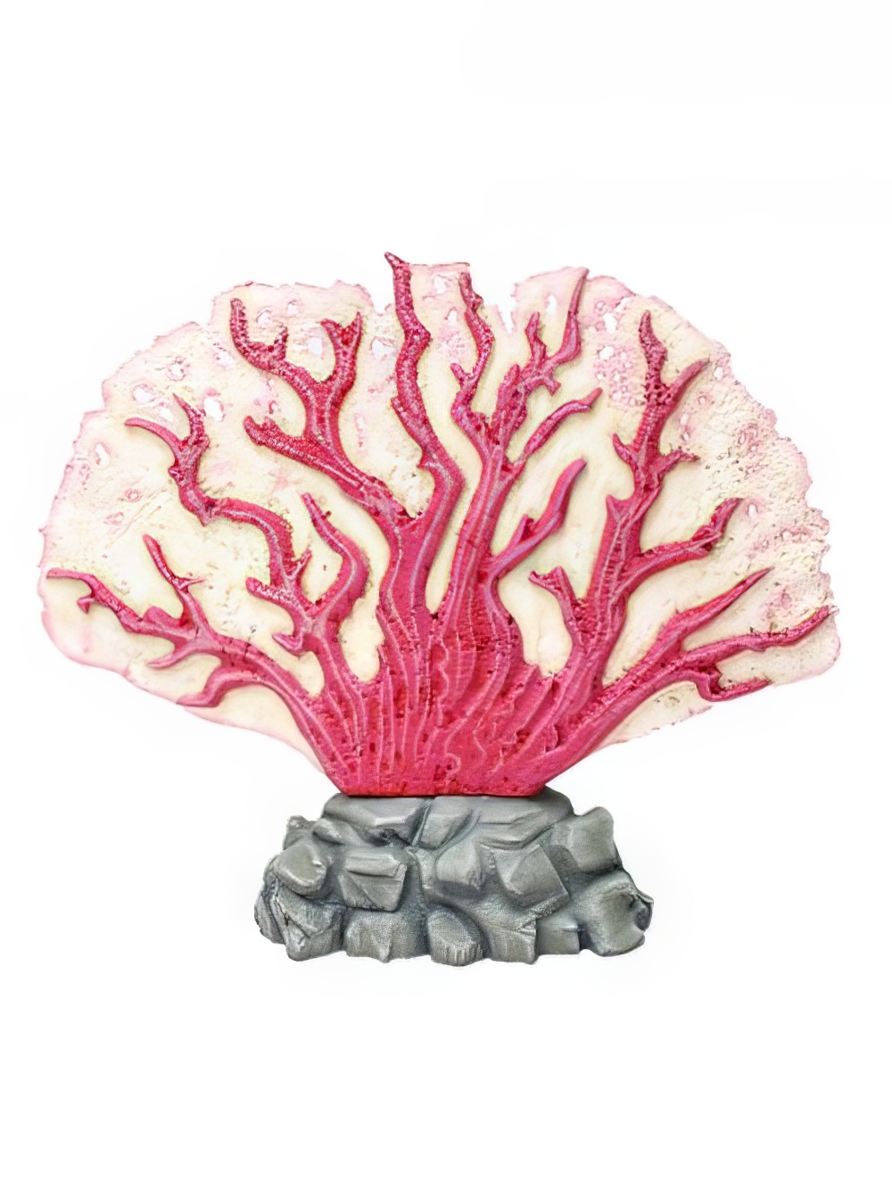 UDS20_Pink_and_yellow_undersea_coral_on_a_rocky_base_3_event_prop_hire_optimised
