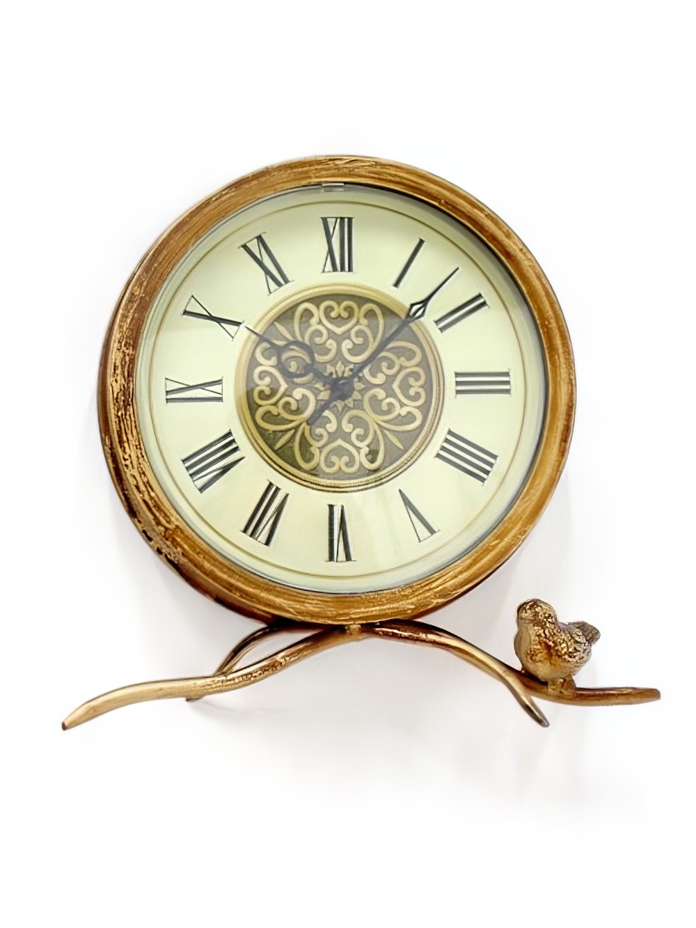 VIN002small_gold_wall_clock_with_bird_detail_2_event_prop_hire_optimised
