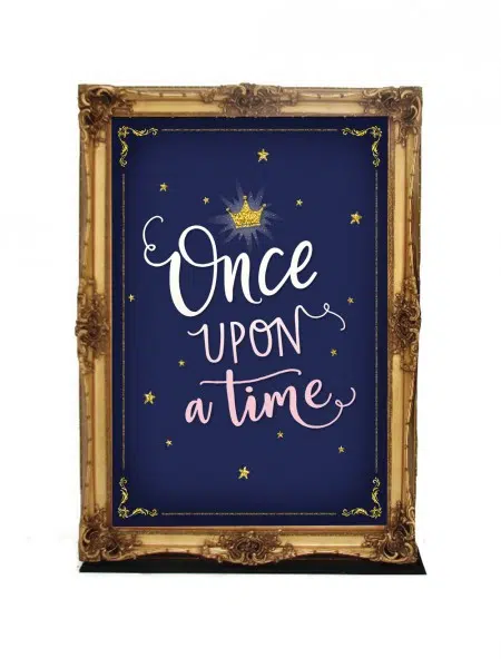 SN4704_Giant_Gold_Framed_Sign_with_Fairytale_Saying_5event_prop_hire_020