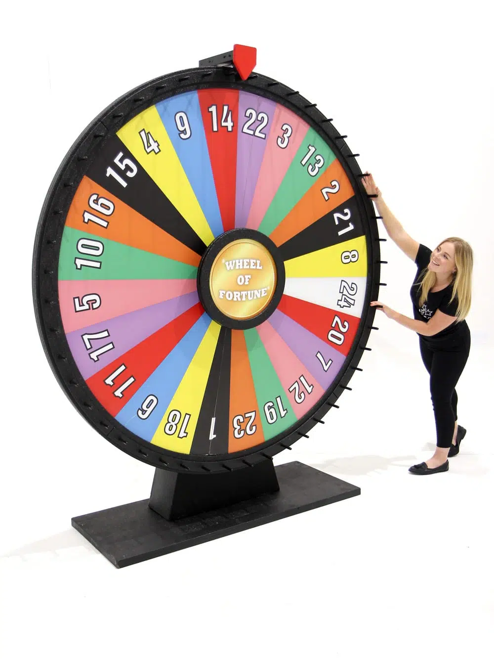 SN4693 Wheel of Fortune Party Game (Black Frame) _event_prop_hire_283_Optimised
