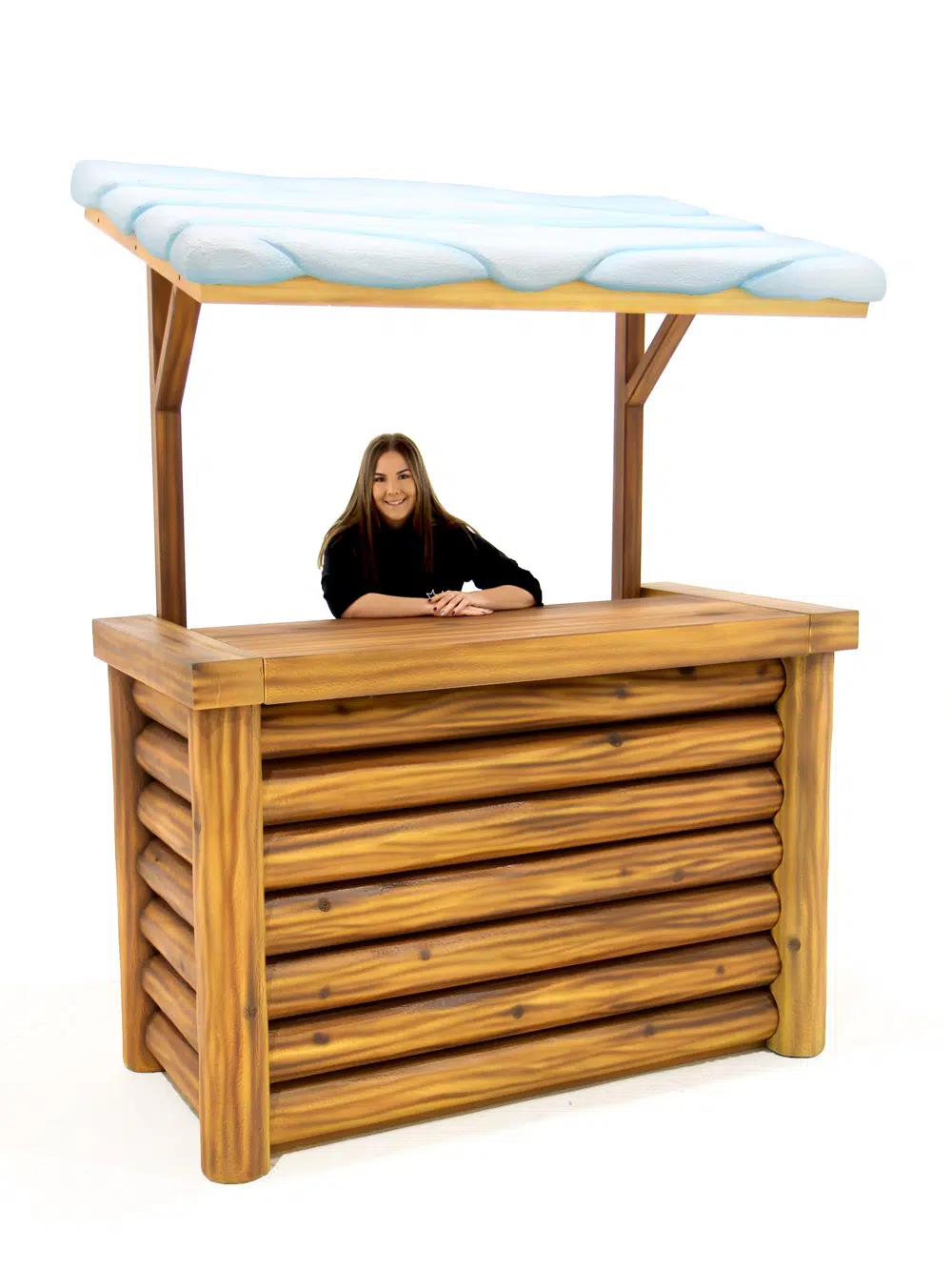 SN4937 Modular Log Bar with Snowy Roof _event_prop_hire_011