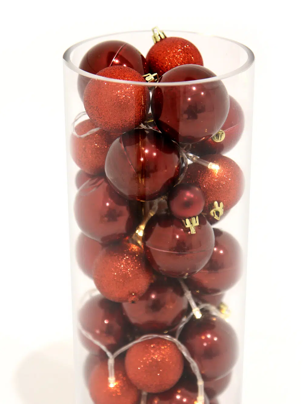 SN5438 Bauble Table Centre - Red _event_prop_hire_025