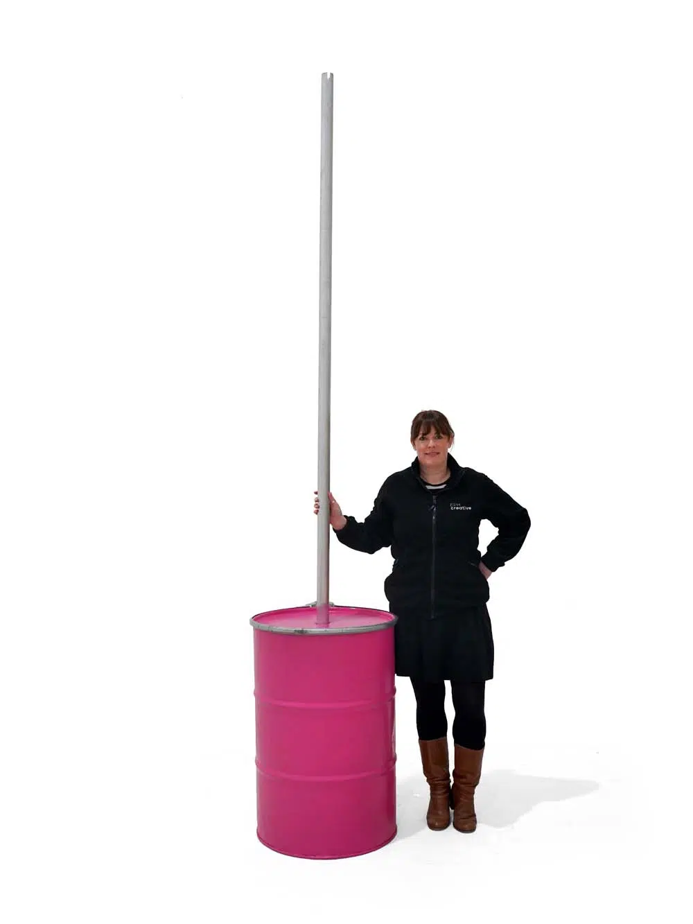 SN5440 _Bunting Unit - Pink Steel Drum - 3m Pole_event_prop_hire_EPH_Creative_640 _optimised