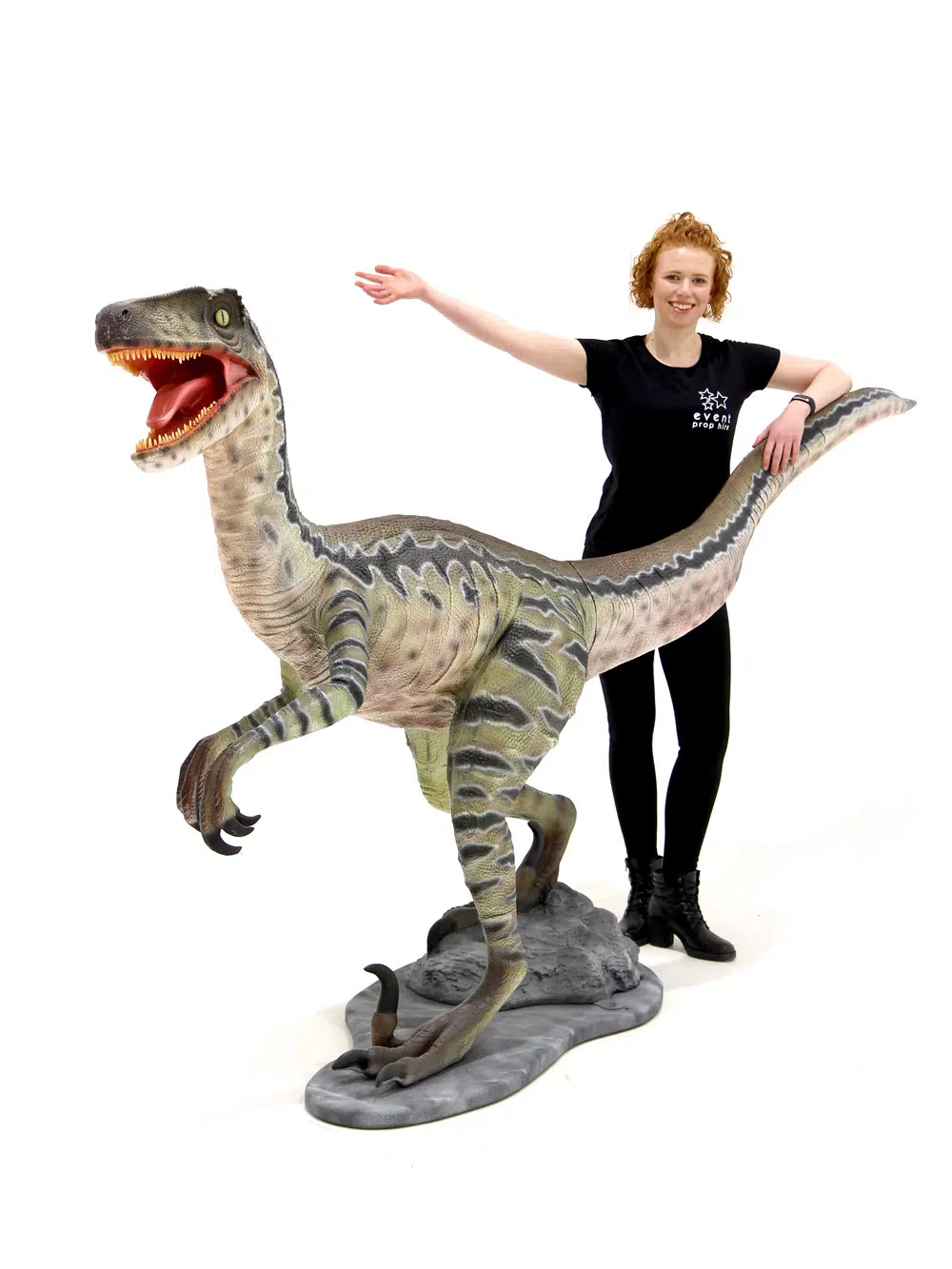 SN5527 Velociraptor Dinosaur Prop _event_prop_hire_064