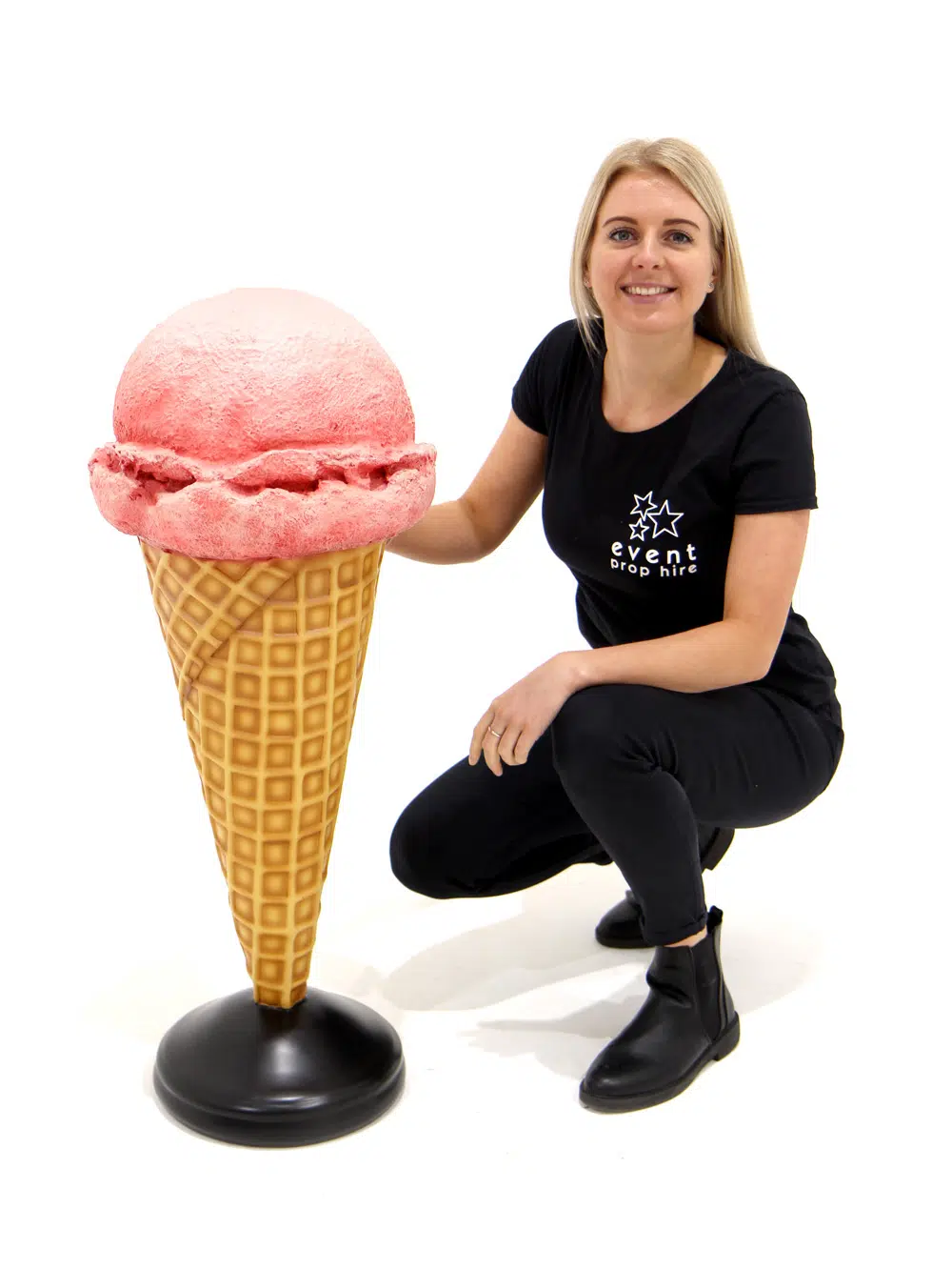 SN5619 Small Ice Cream Prop - Strawberry _event_prop_hire_002