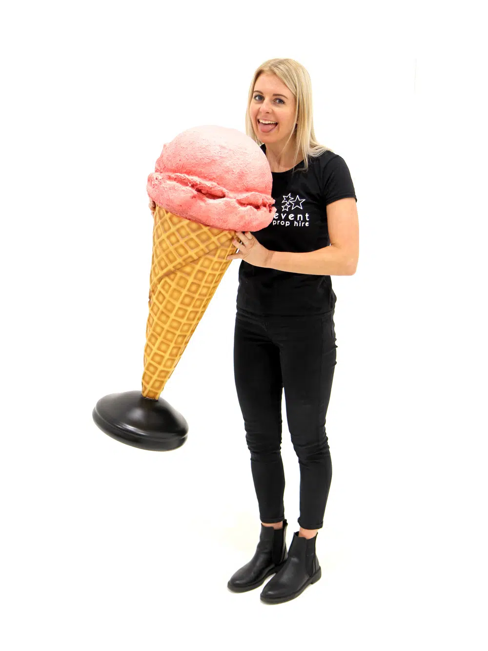 SN5619 Small Ice Cream Prop - Strawberry _event_prop_hire_003