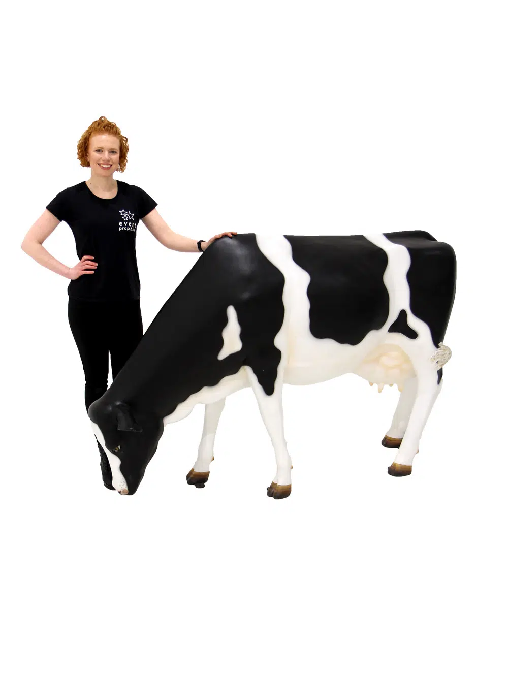 SN5642 Life-size Cow - Head Down _event_prop_hire_084