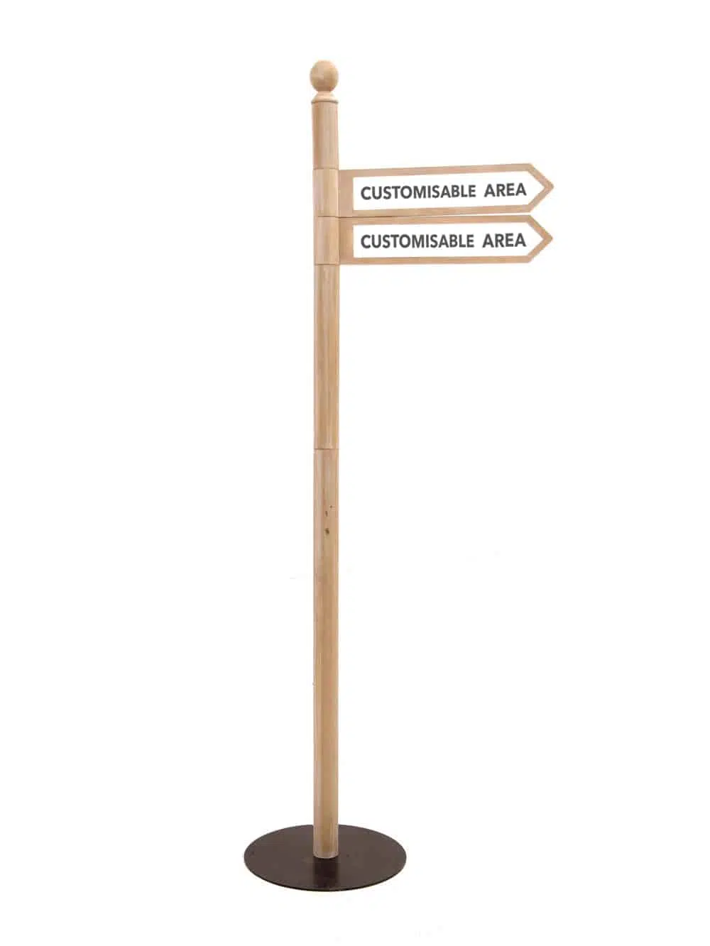 SN5876 Whitewashed Multi Directional Sign Post x2 _event_prop_hire_183_High Res