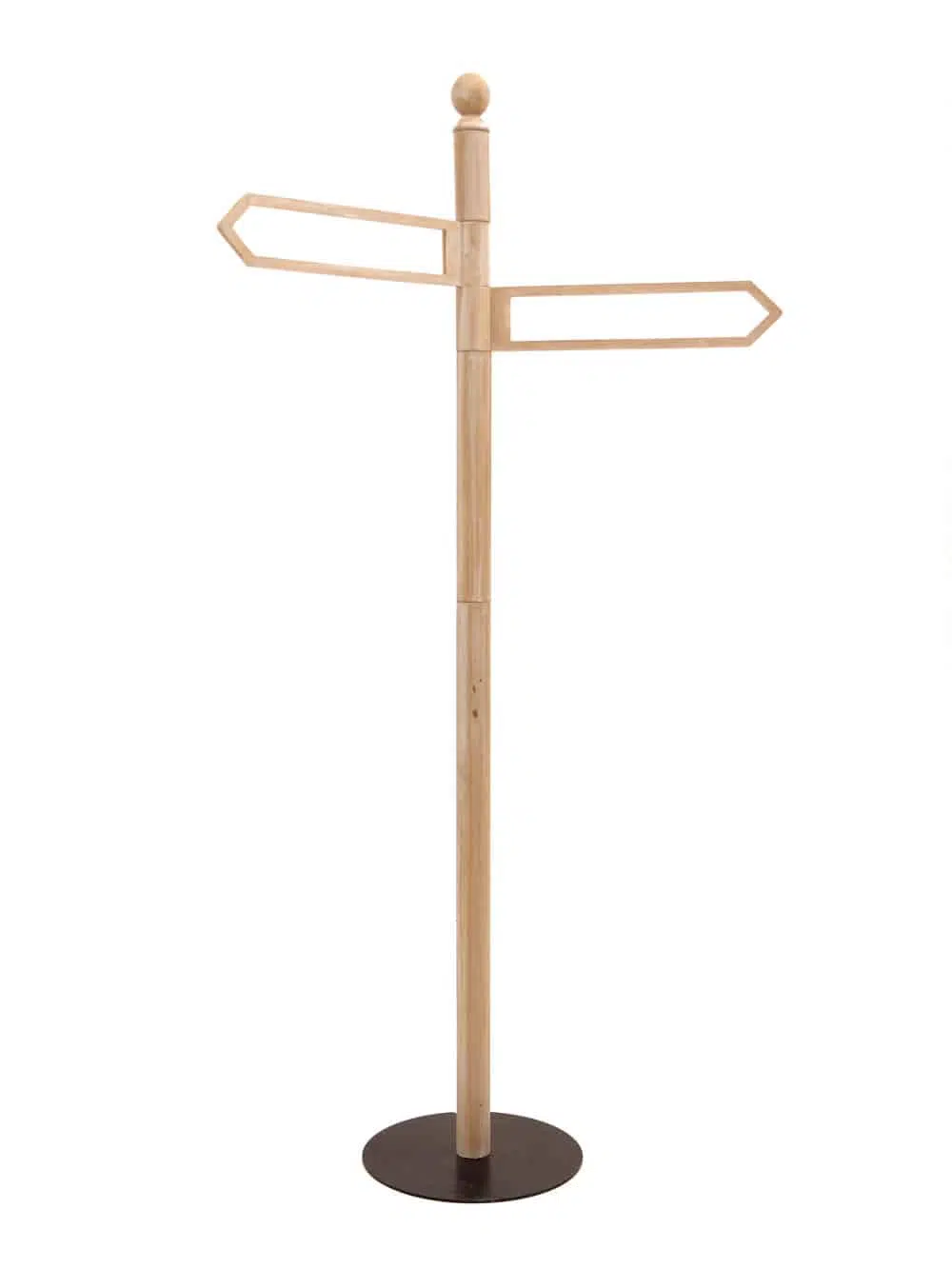 SN5876 Whitewashed Multi Directional Sign Post x2 _event_prop_hire_184_High Res