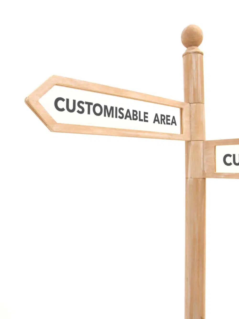 SN5876 Whitewashed Multi Directional Sign Post x2 _event_prop_hire_185_High Res
