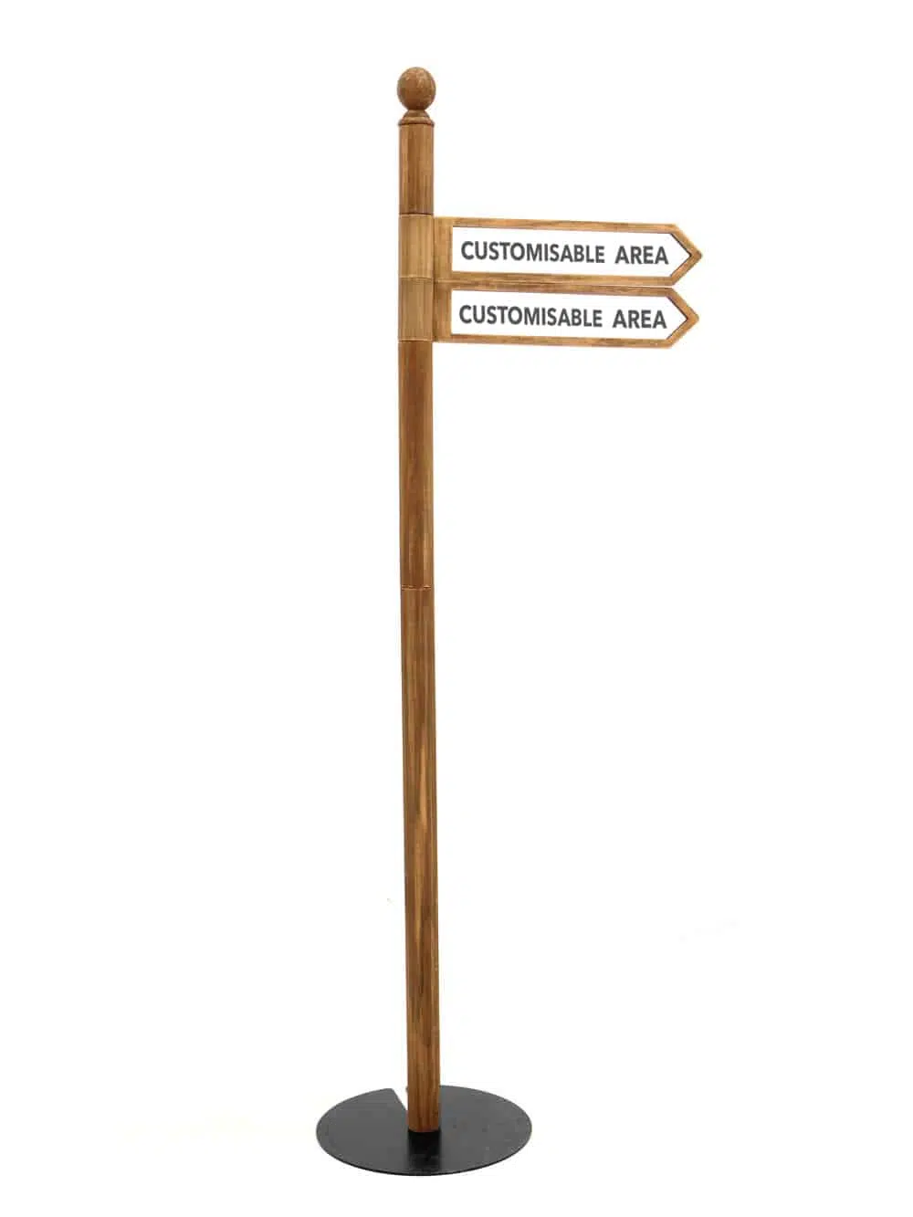 SN5880 Rustic Multi Directional Sign Post x2 _event_prop_hire_154_High Res