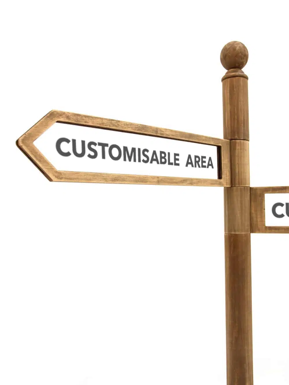 SN5880 Rustic Multi Directional Sign Post x2 _event_prop_hire_158_High Res